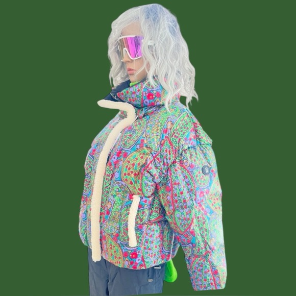 Bogner Jackets & Blazers - Colorful Patterned Jacket with Sherpa Lining Vena- D